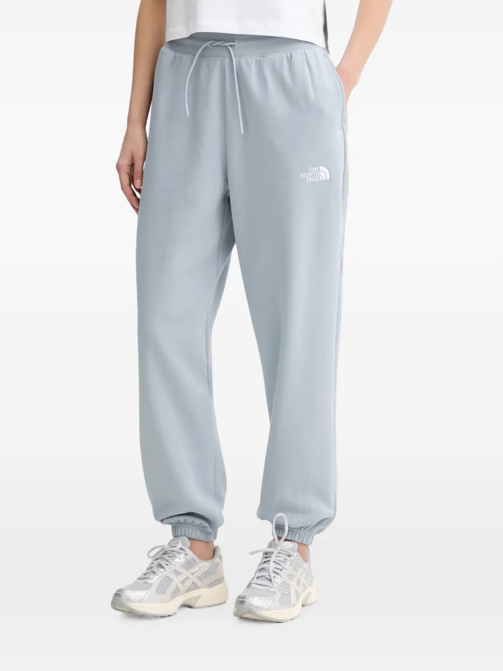 The North Face logo-embroidery drawstring track pants