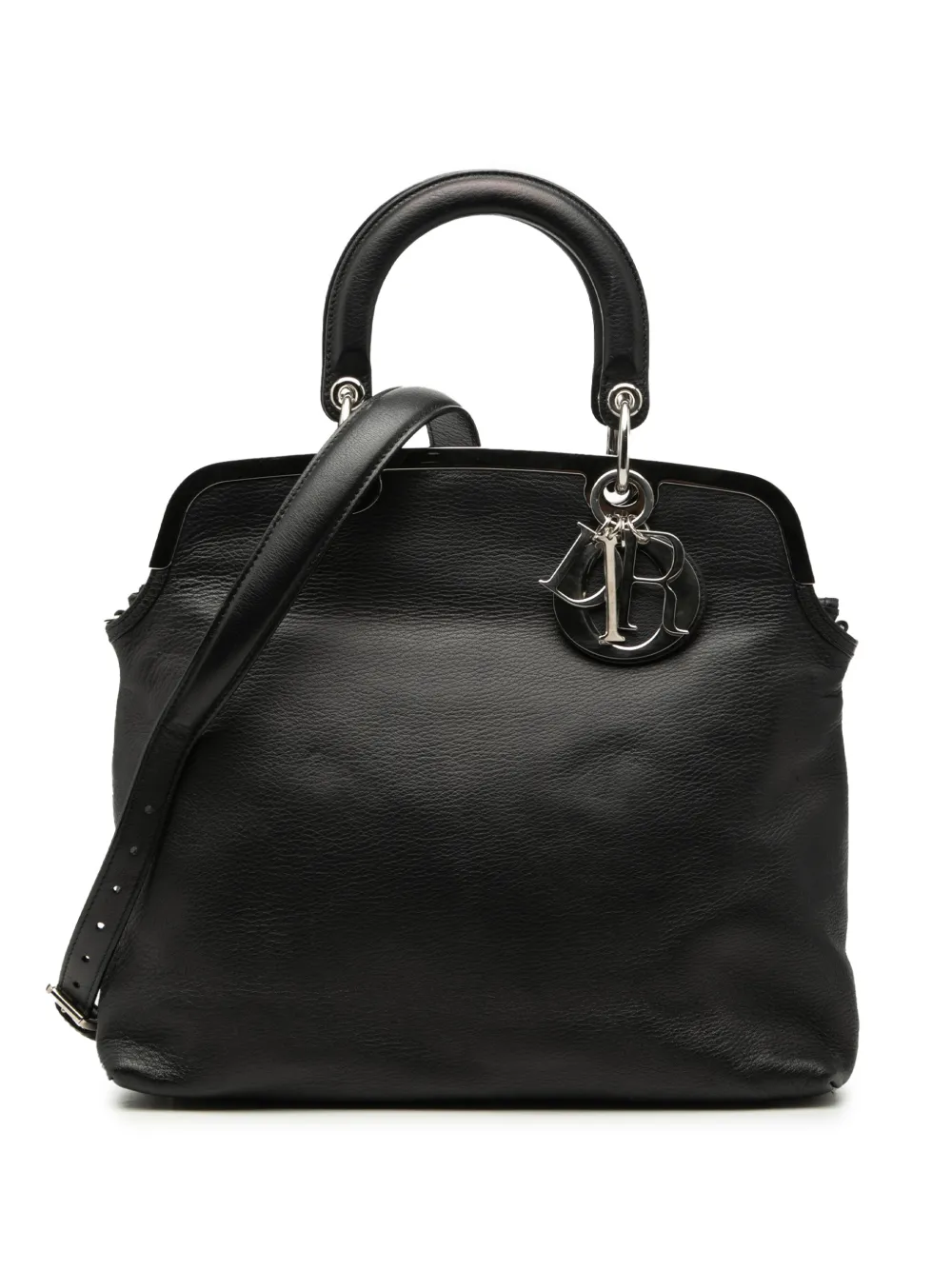Christian Dior Pre-Owned Borsa tote Granville in pelle di vitello 2012 - Nero