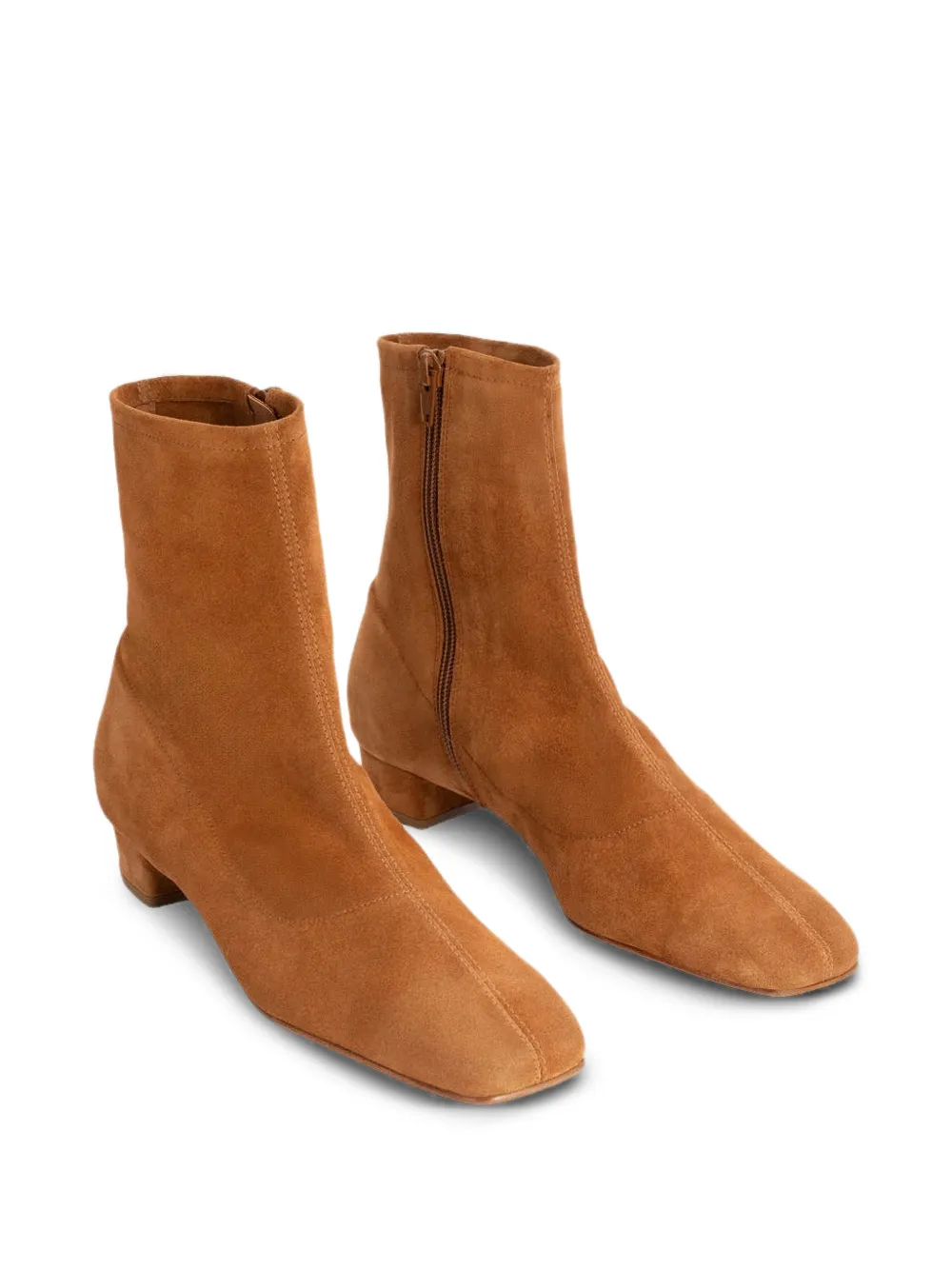 BY FAR Este square-toe ankle boots Bruin