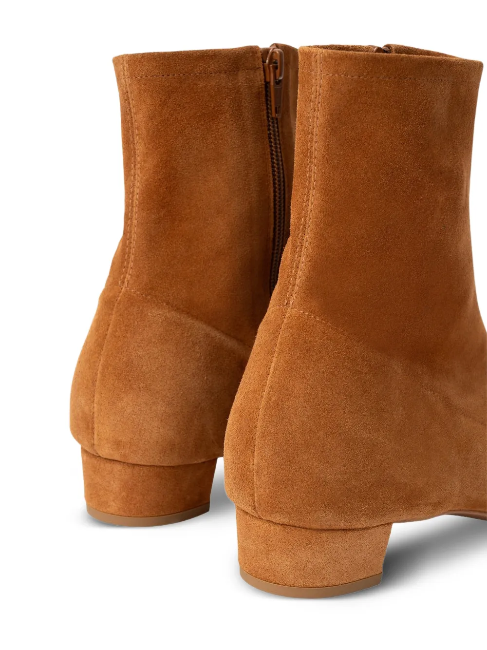 BY FAR Este square-toe ankle boots Bruin