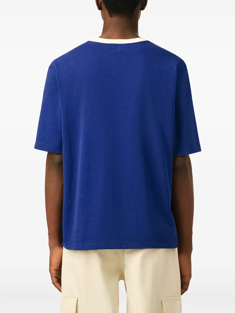 AMI Paris Thank You For Being A Friend katoenen T-shirt met print Blauw