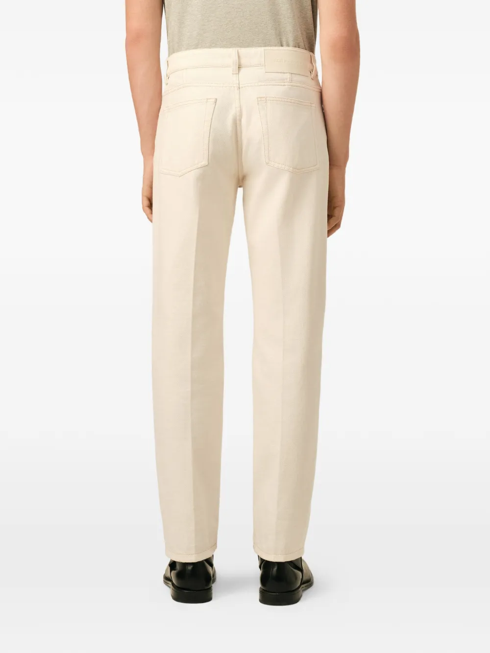 AMI Paris Katoenen jeans met Parisian-fit Beige