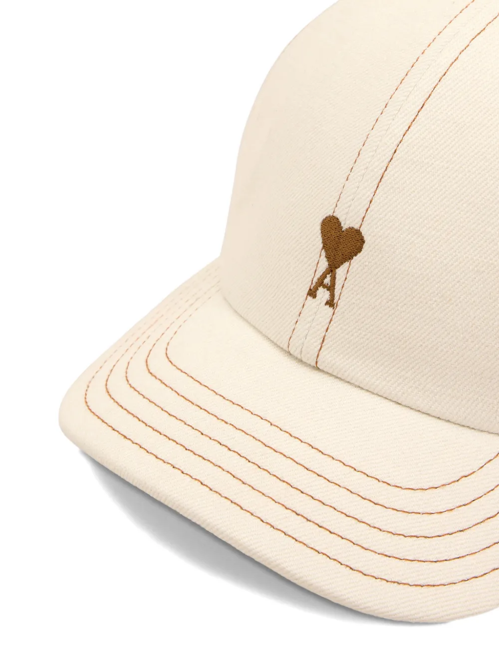  Ami Paris Gorra De Algodón - Neutro 