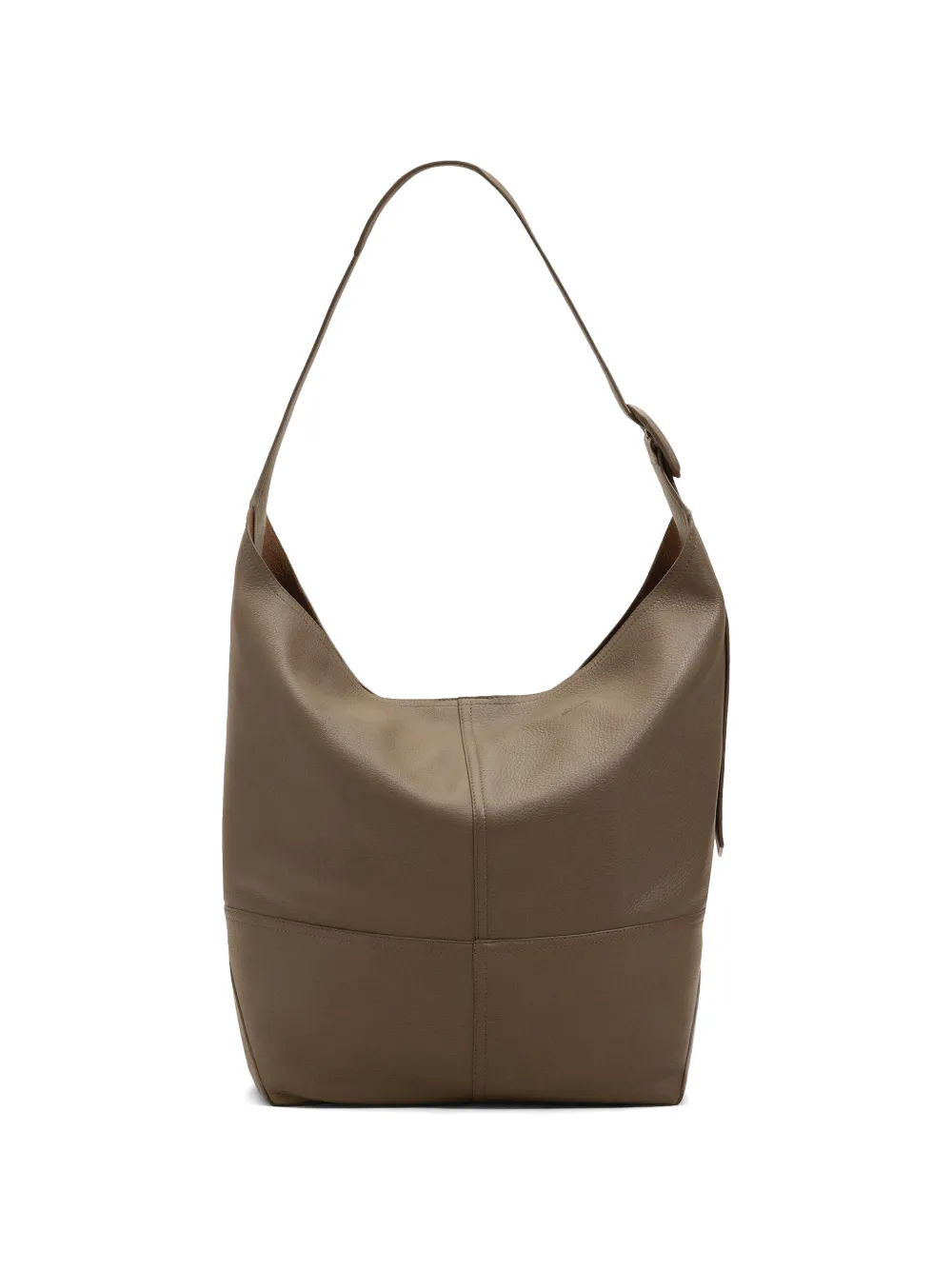 AMI Paris Etienne Taurillon leren crossbodytas Bruin
