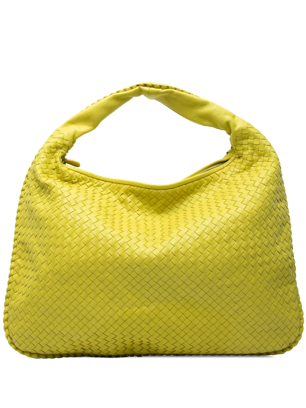 Bottega Veneta Pre-Owned 2012-2026 Large Nappa Intrecciato Veneta hobo bag - Yellow