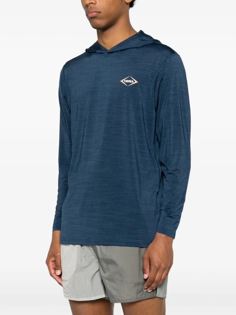  Vissla Camiseta Con Capucha Y Logo - Azul 