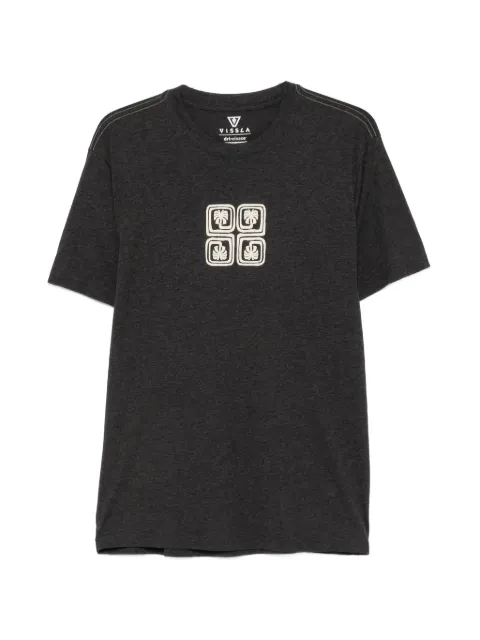 VISSLA logo-print short-sleeve T-shirt