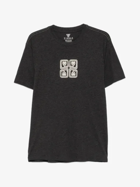 VISSLA logo-print short-sleeve T-shirt