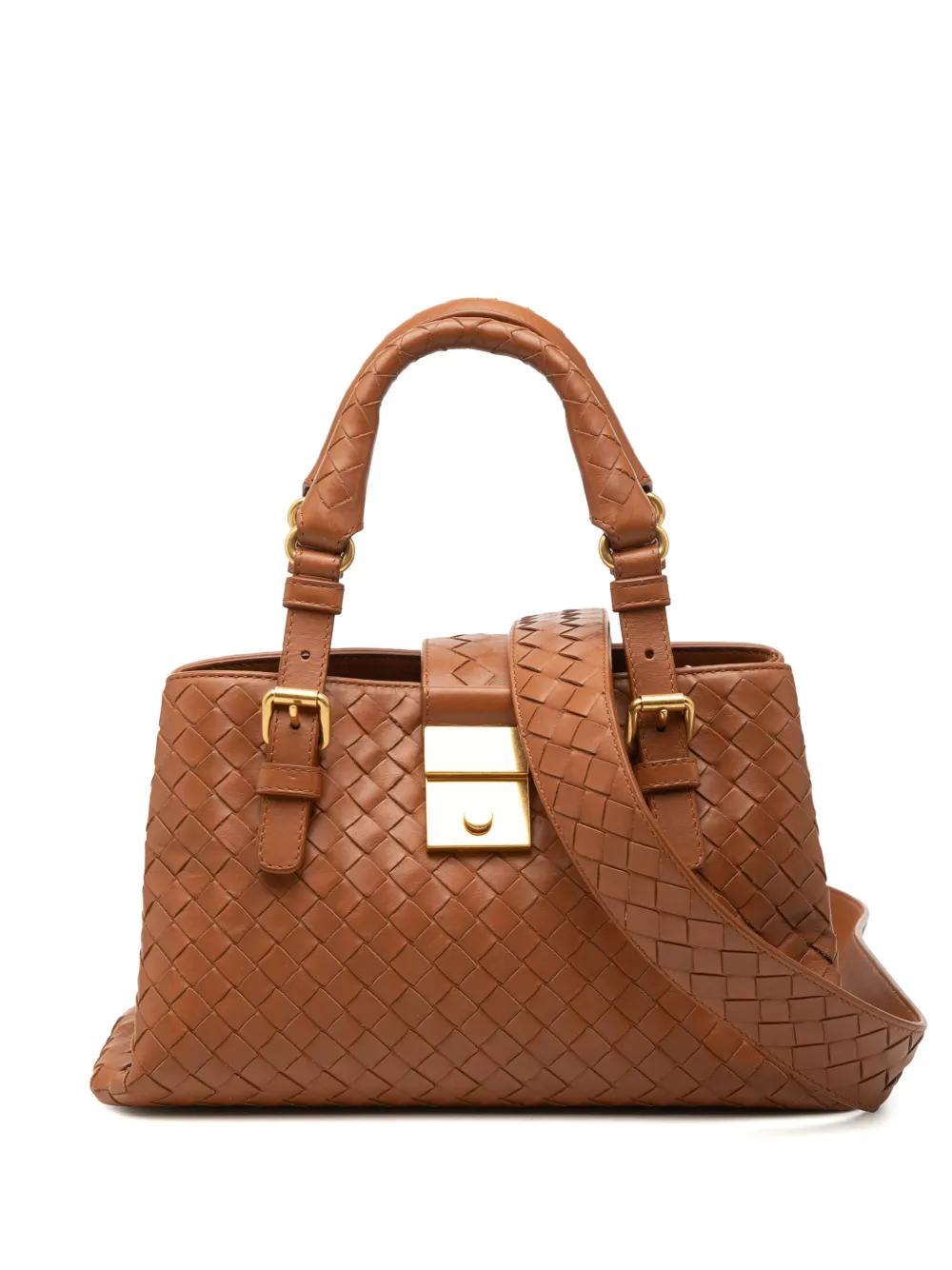 Bottega Veneta Pre-Owned Borsa a tracolla Intrecciato mini 2012-2026 - Marrone