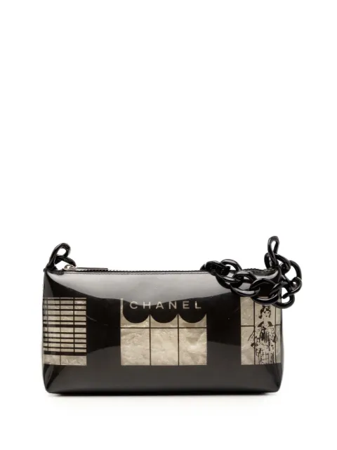 CHANEL Pre-Owned bolsa de mano Vinyl Coco Window Pochette 2003-2004