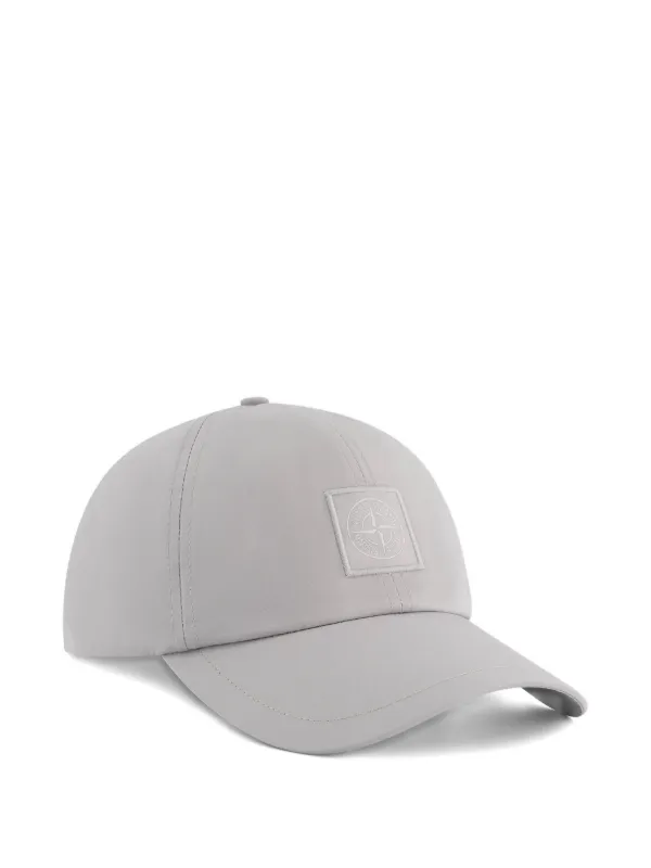 帽子 Stone  compass baseball cap Stone Island Compass-patch Baseball Cap | Grey | FARFETCH UK