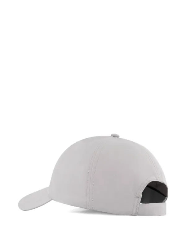 Stone Island Compass-patch Baseball Cap | Grey | FARFETCH UK