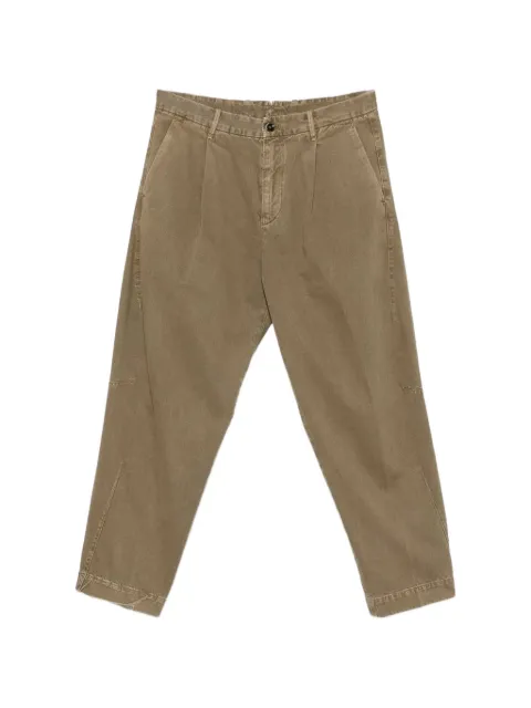 Nine In The Morning pantalones con panel plisado