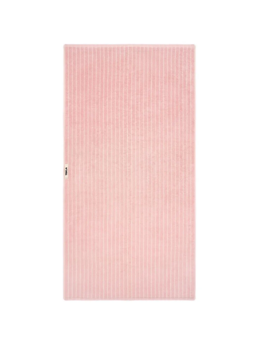 TEKLA striped terry towel - Rosa