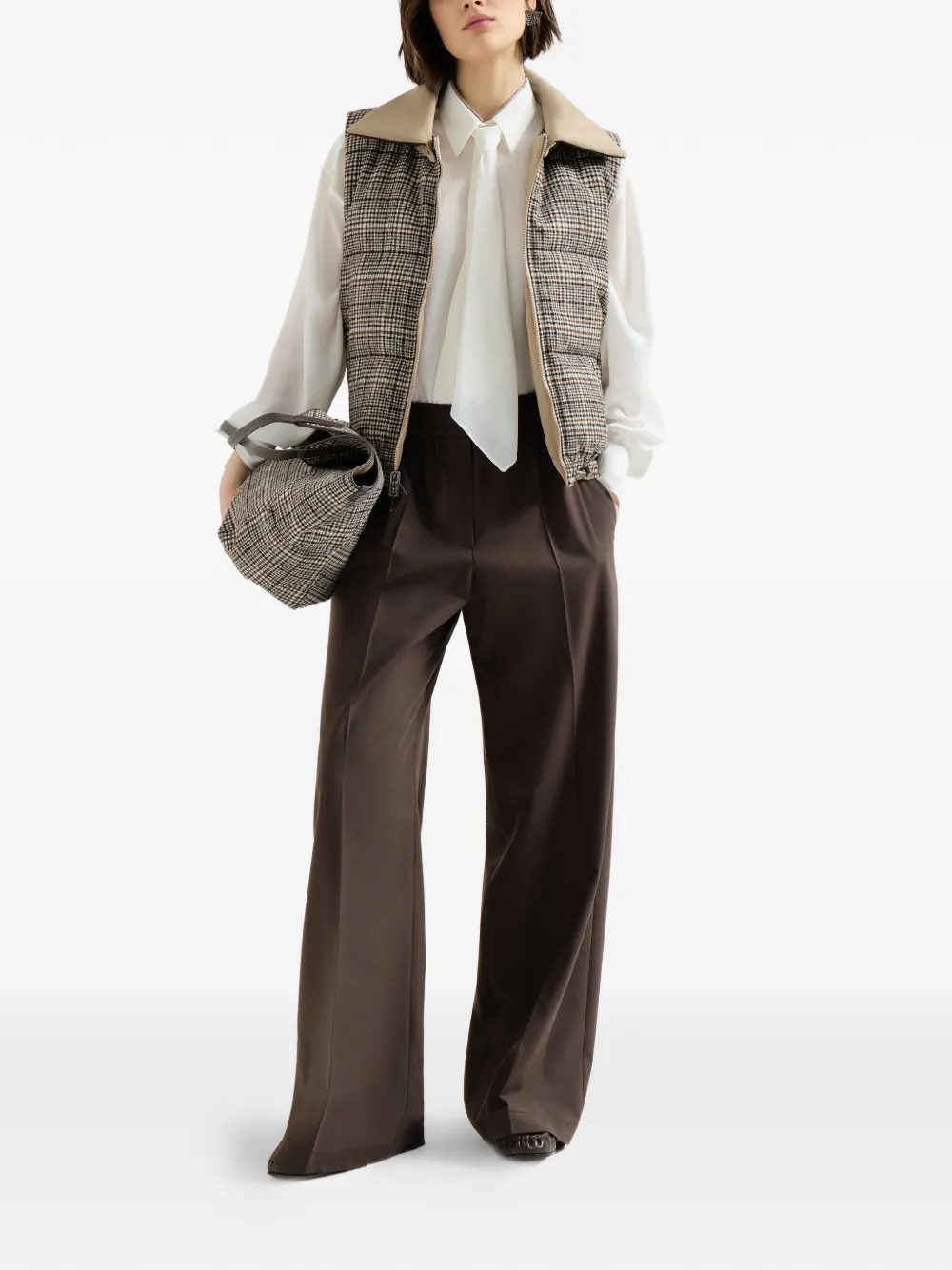 Brunello Cucinelli Ruimvallende trainingsbroek Bruin