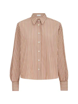 Brunello Cucinelli ストライプ シャツ | ニュートラル | FARFETCH JP