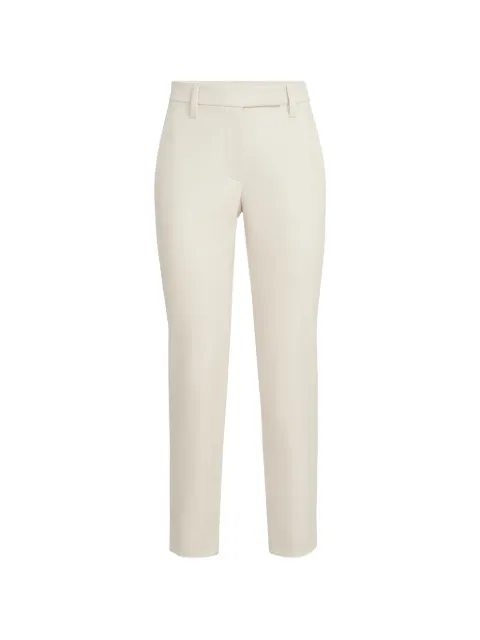 Brunello Cucinelli stretch-cotton cover slim-fit trousers