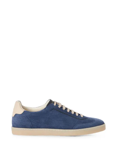 Brunello Cucinelli tenis de gamuza