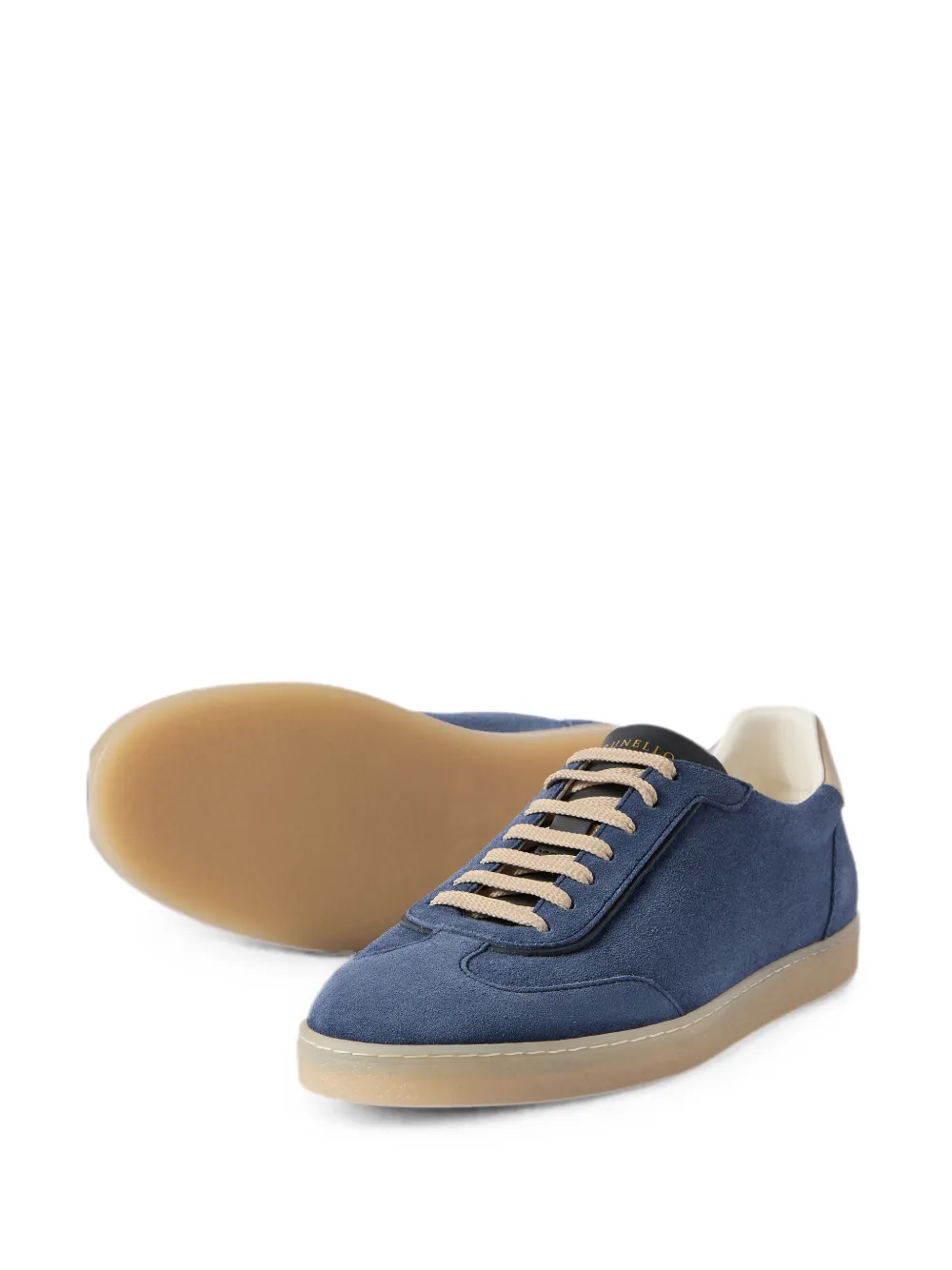 Brunello Cucinelli Suède sneakers Blauw