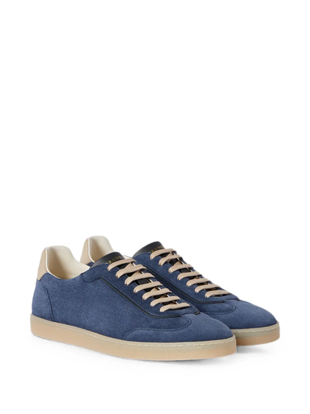 Brunello Cucinelli Suède sneakers Blauw