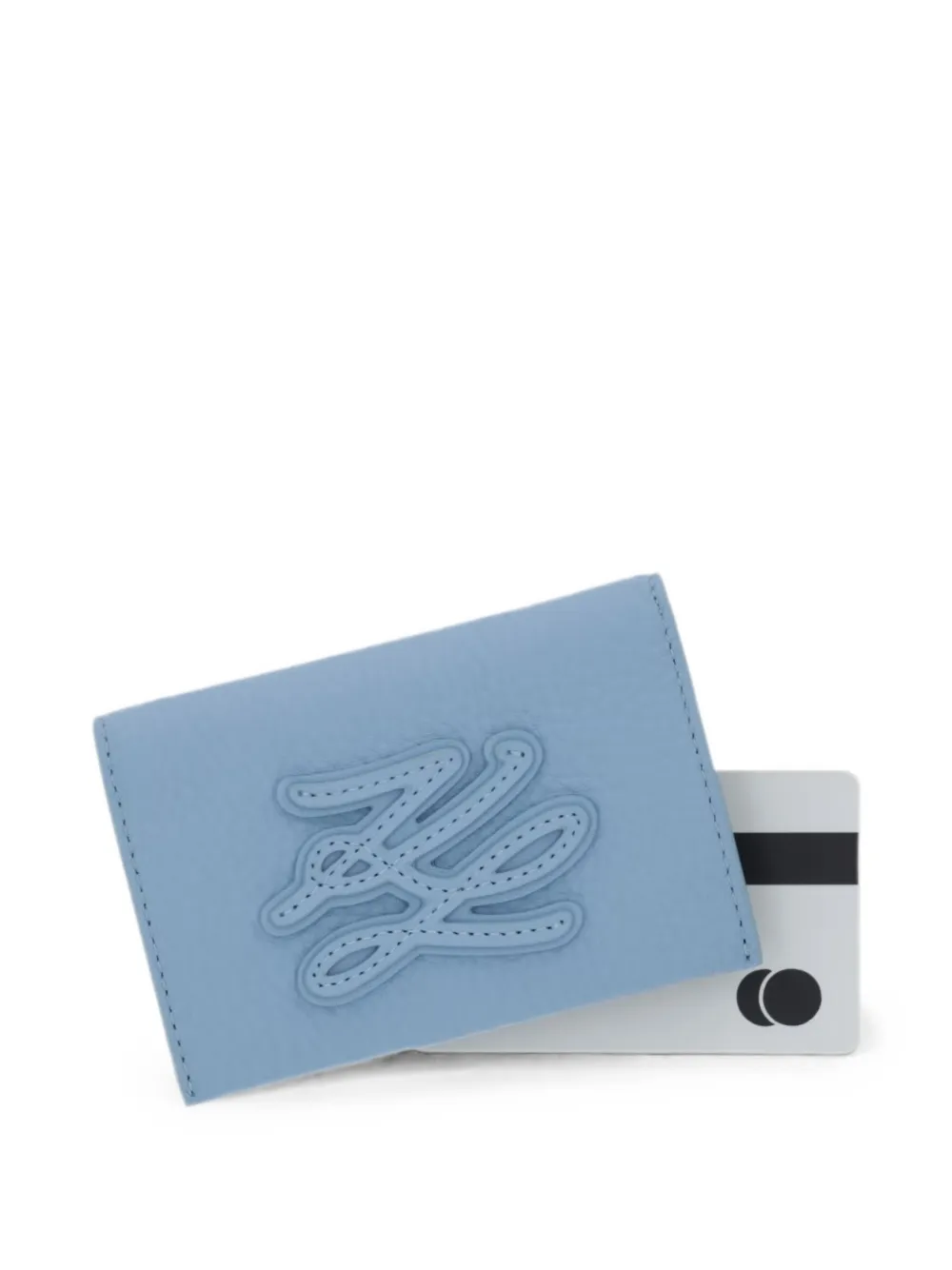 Karl Lagerfeld K Autograph portemonnee met logopatch Blauw