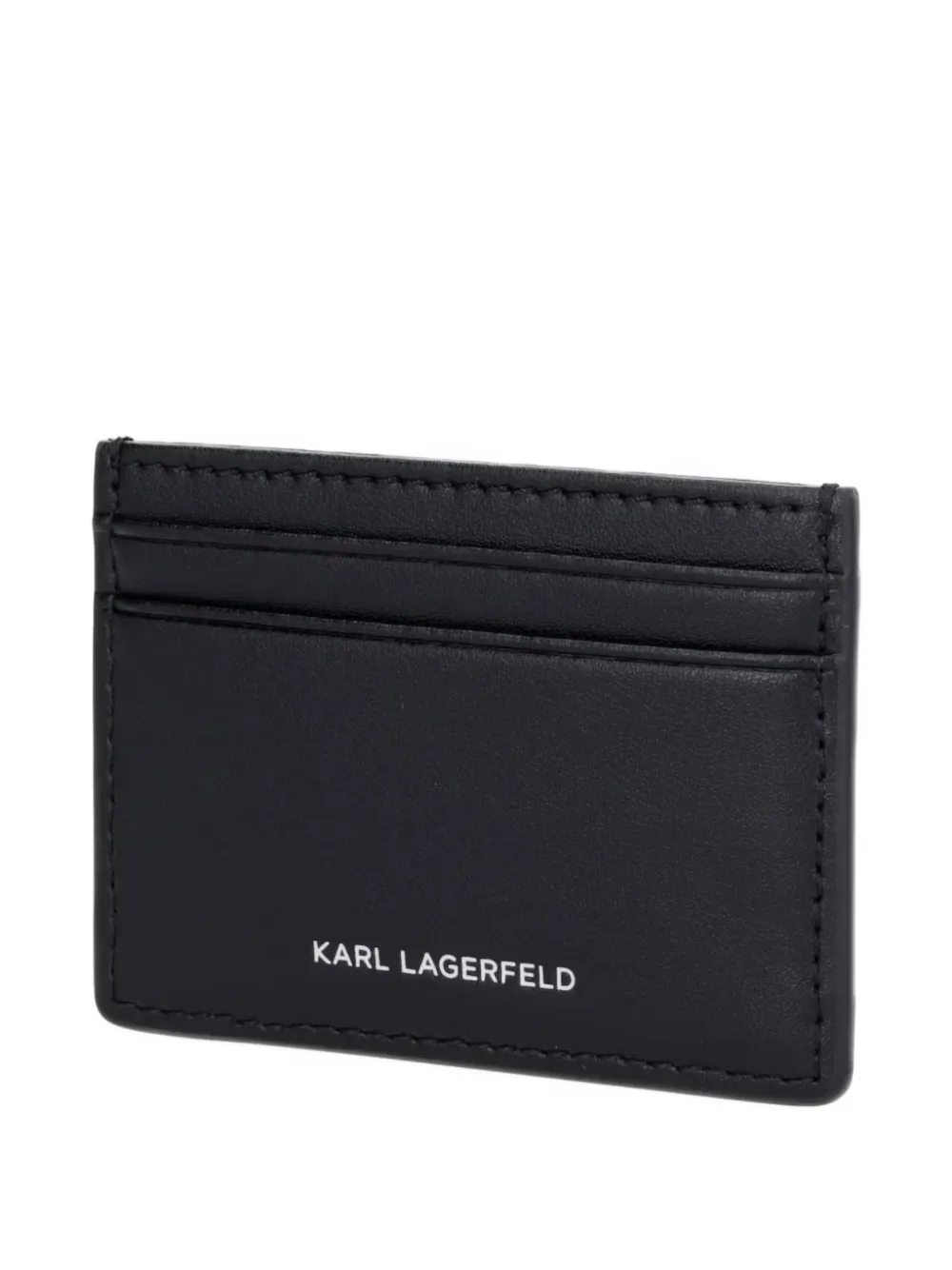Karl Lagerfeld Ikonik geperforeerde pasjeshouder Zwart
