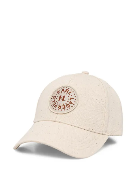 Karl Lagerfeld gorra de béisbol con parche del logo