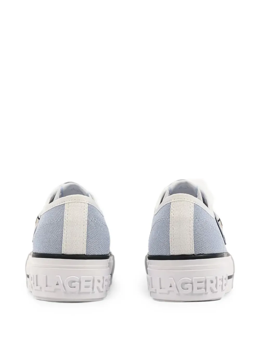 Karl Lagerfeld Kampus Max Nft Ikonik-patch platform sneakers Blauw