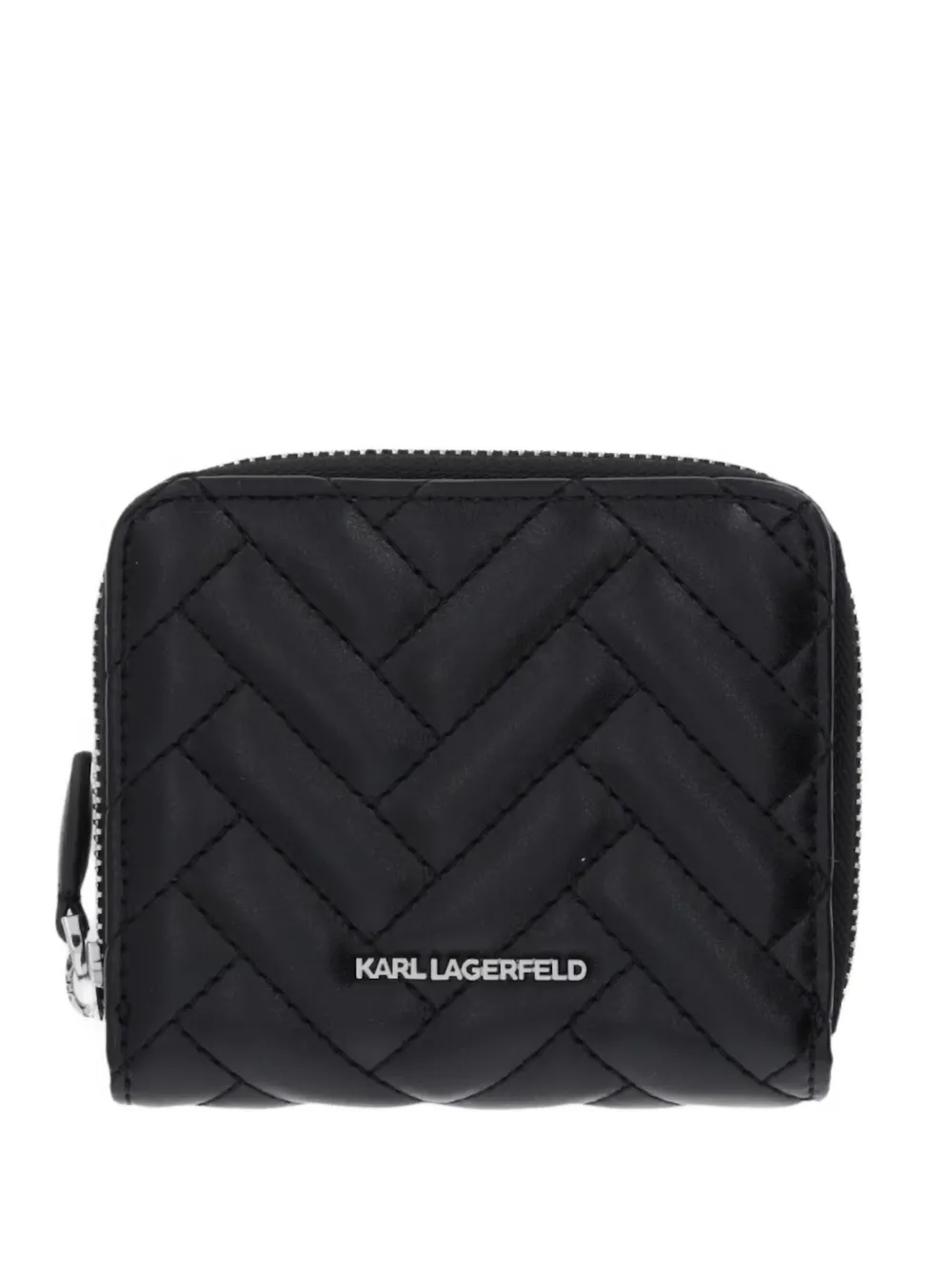 Karl Lagerfeld K/BRICK quilted wallet - Nero