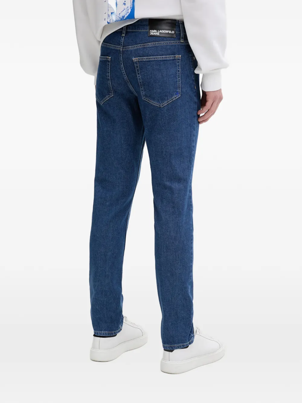 Karl Lagerfeld Jeans Straight jeans Blauw