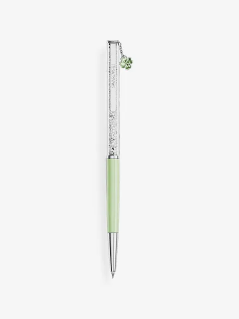 Swarovski crystal-embellished clover-charm pen