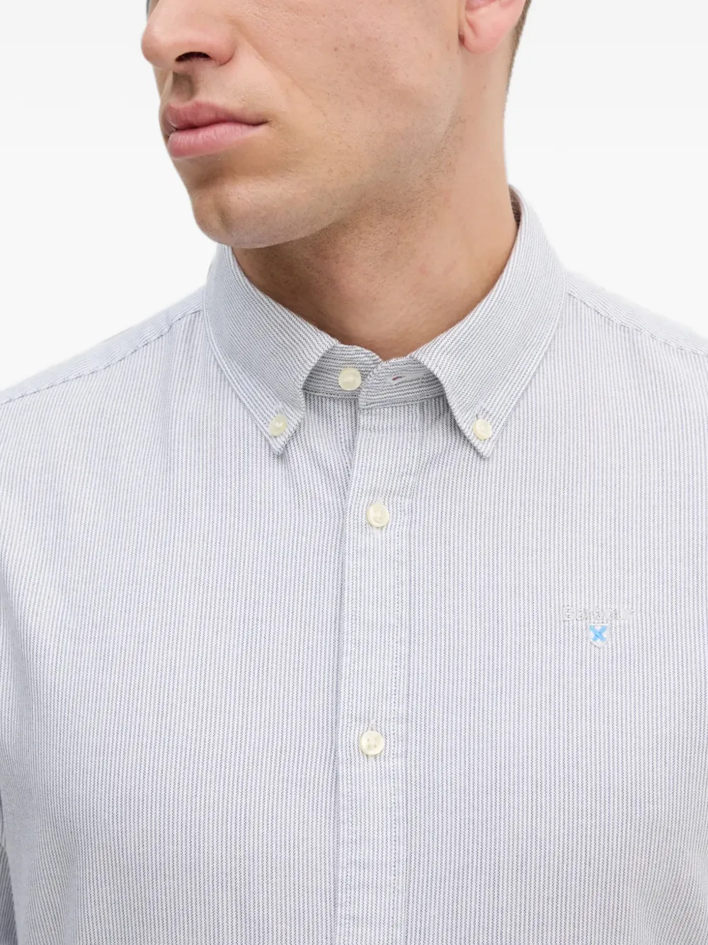 Barbour Gestreept overhemd Blauw