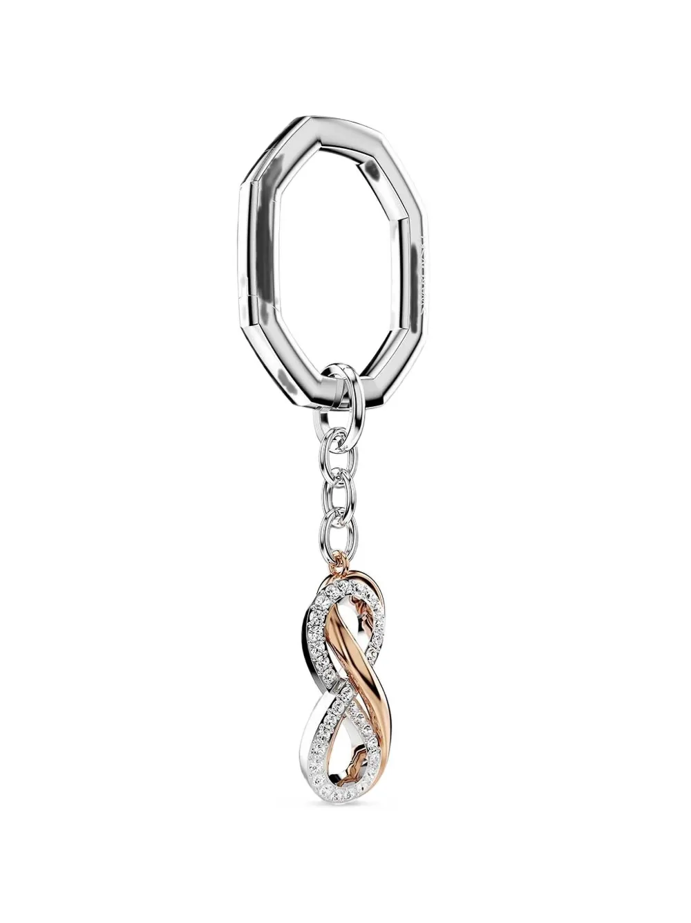 Swarovski Hperbola infinity keyring - Silber