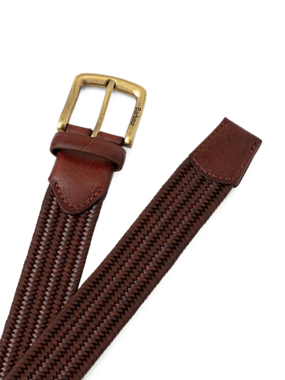 Barbour Riem met geweven textuur Bruin