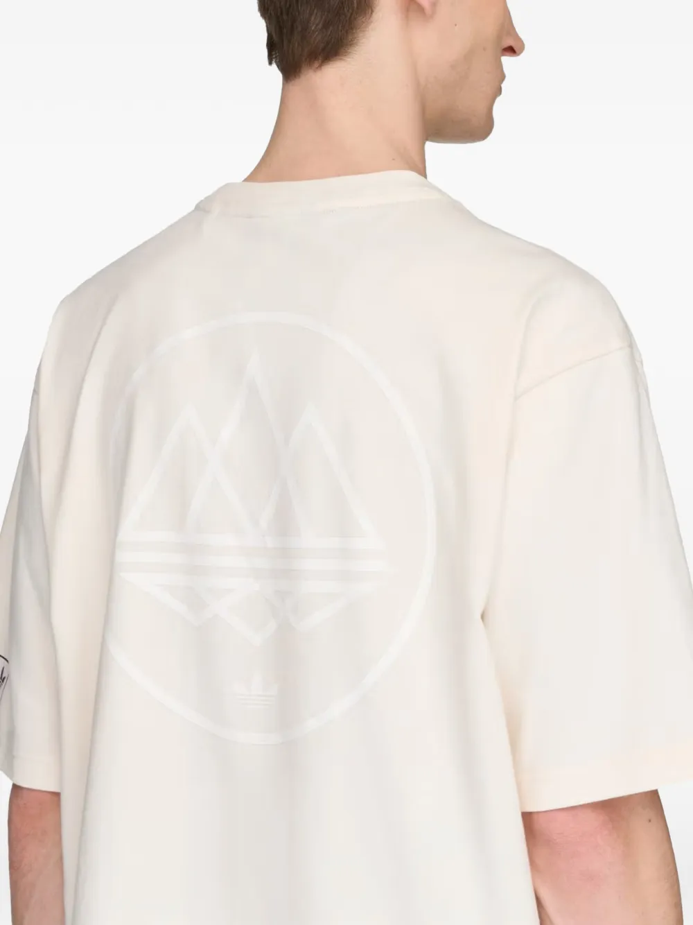 adidas Mod SPZL T-shirt met logoprint Beige