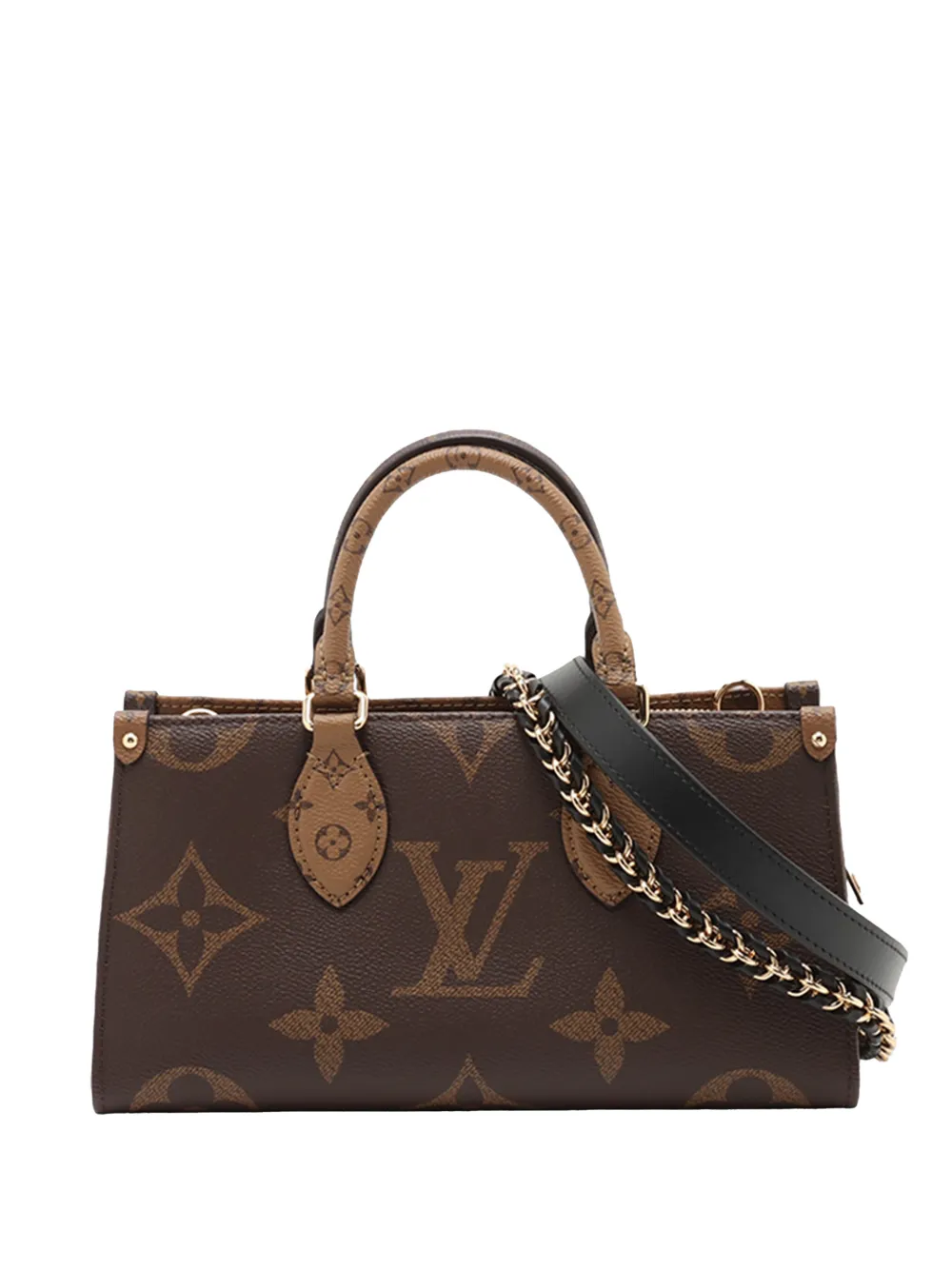 Louis Vuitton Pre-Owned Borsa a tracolla OnTheGo East West con monogramma 2021-2025 - Marrone