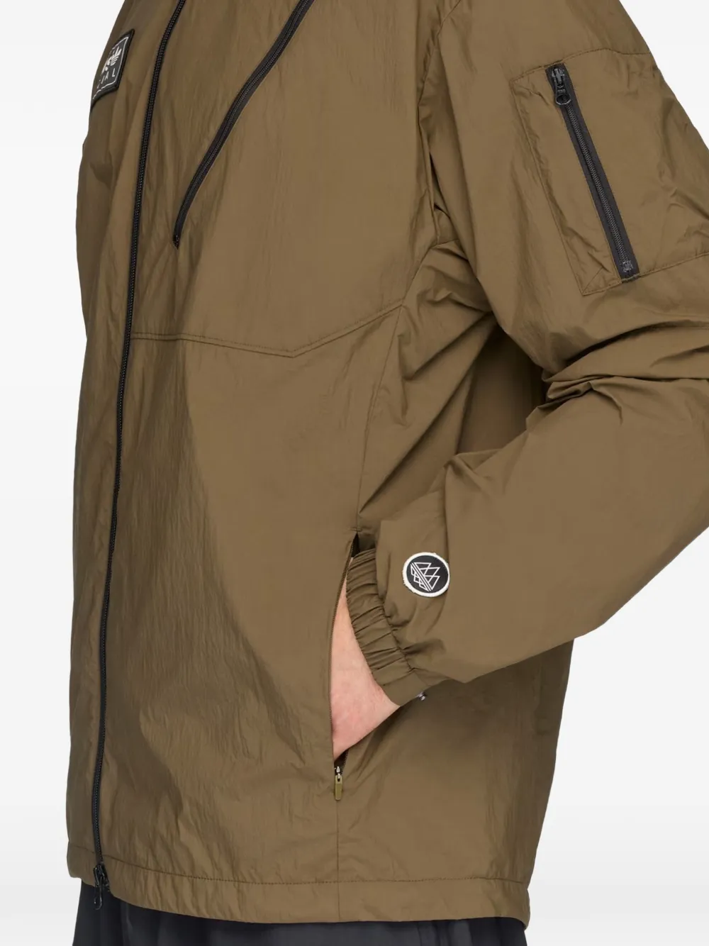 adidas Spzl Buckstead jack met capuchon Bruin