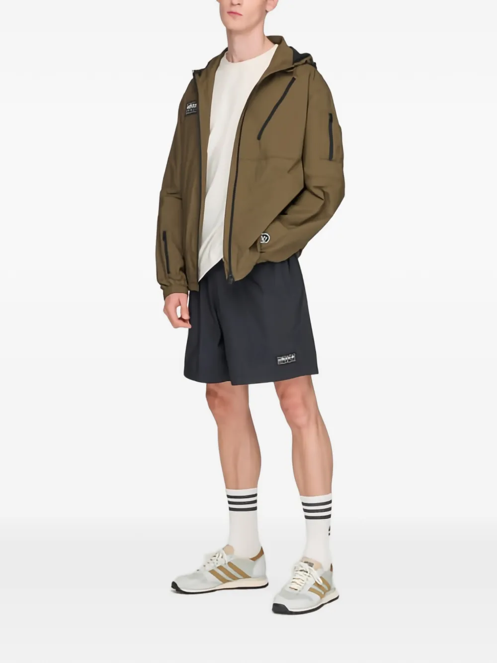 adidas Spzl Buckstead jack met capuchon Bruin
