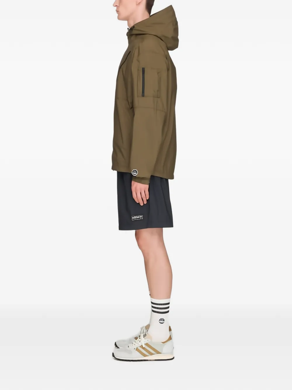 adidas Spzl Buckstead jack met capuchon Bruin