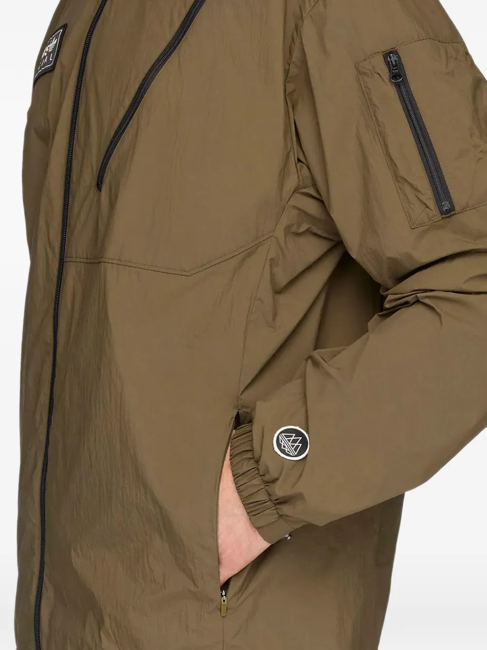 adidas Spzl Buckstead jack met capuchon Bruin