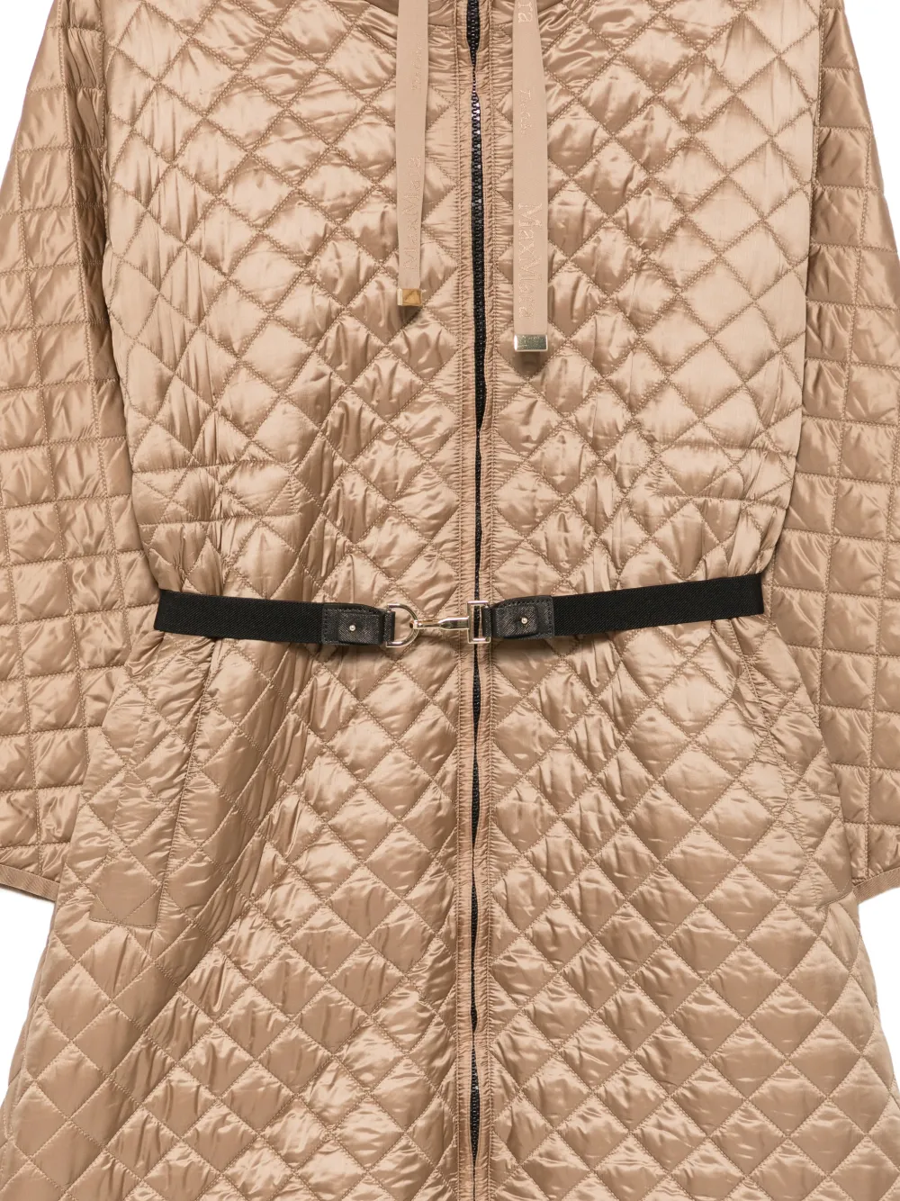  Max Mara Plumífero Mtcbuono Con Capucha - Marrón 