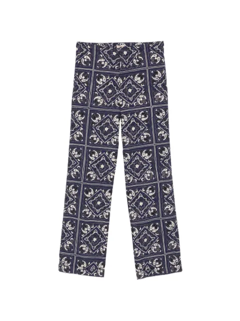 Romeo Gigli Pre-Owned pantalones con estampado de cachemira 1990