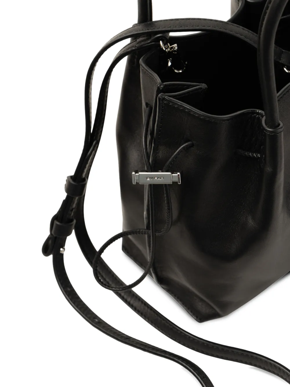 BY FAR Baby Kayla bucket-tas Zwart