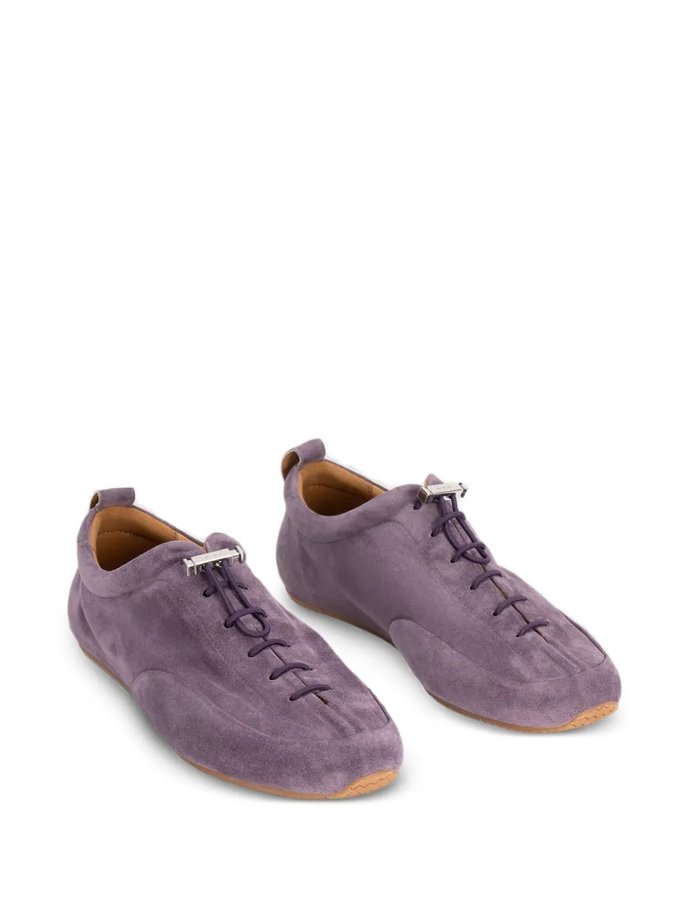 BY FAR Prudent suède sneakers Paars