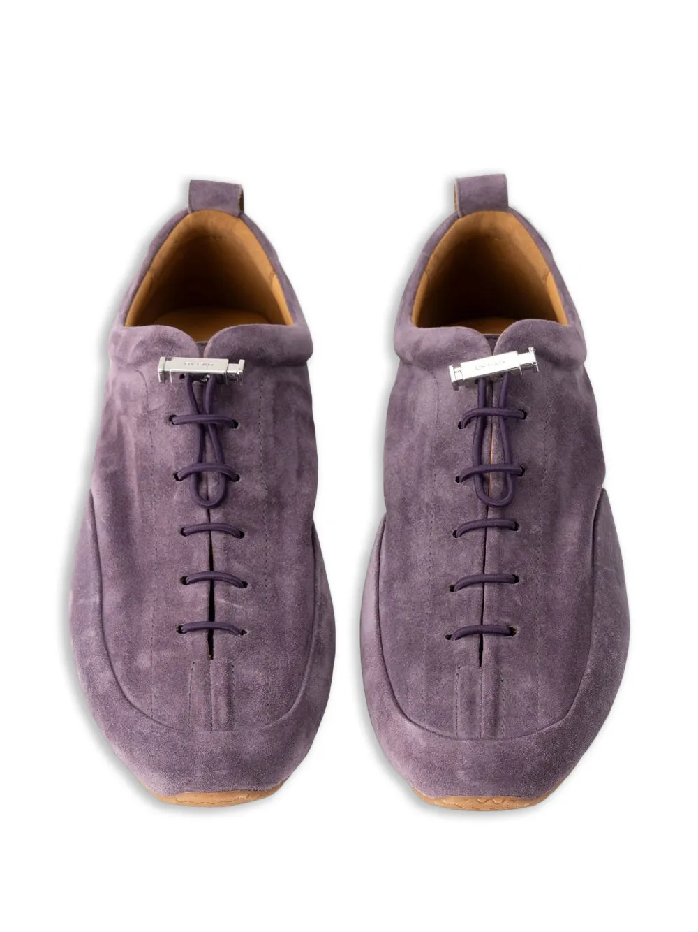 BY FAR Prudent suède sneakers Paars