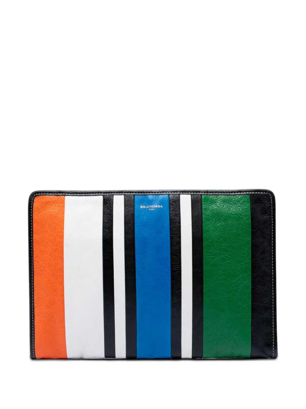 Balenciaga Pre-Owned Clutch Bazar in pelle di agnello 2017 - Nero
