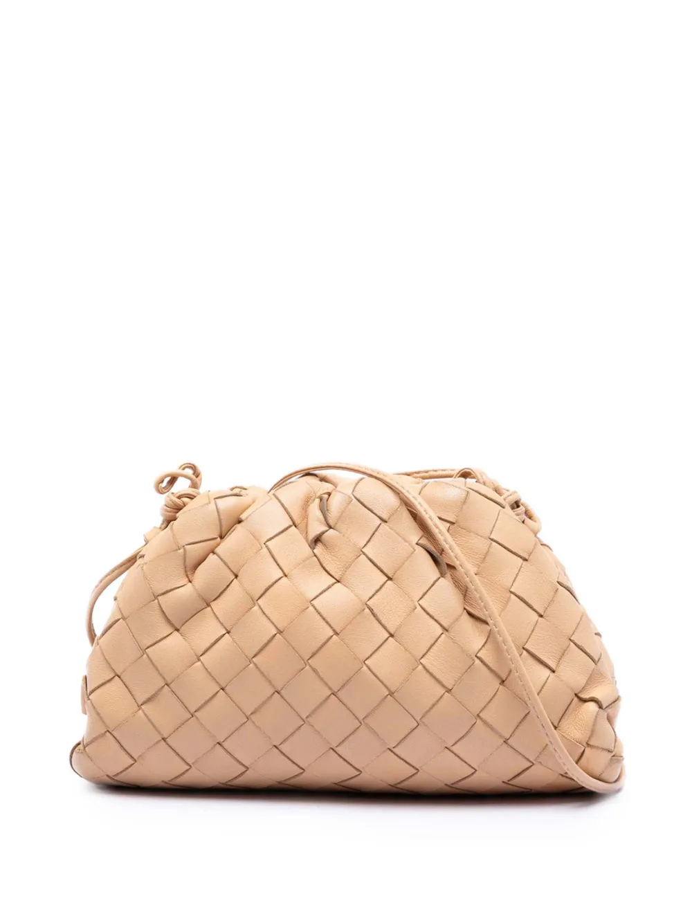 Bottega Veneta Pre-Owned 2012-2026 Nappa Intrecciato The Mini Pouch crossbody bag - Marrone