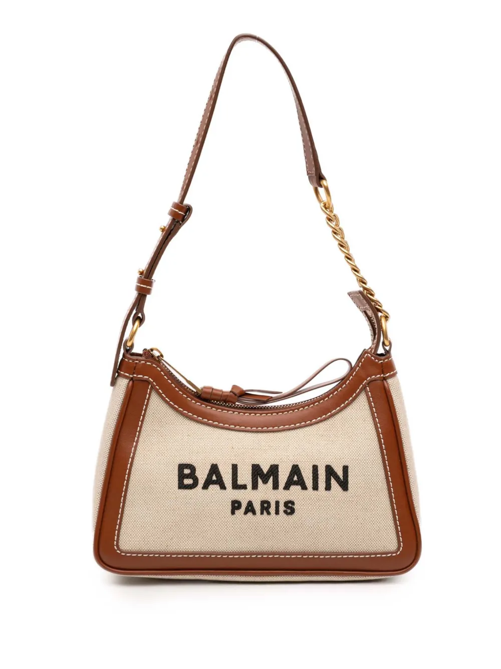 Balmain Pre-Owned Borsa a spalla Canvas B Army Logo 2000-2026 - Toni neutri