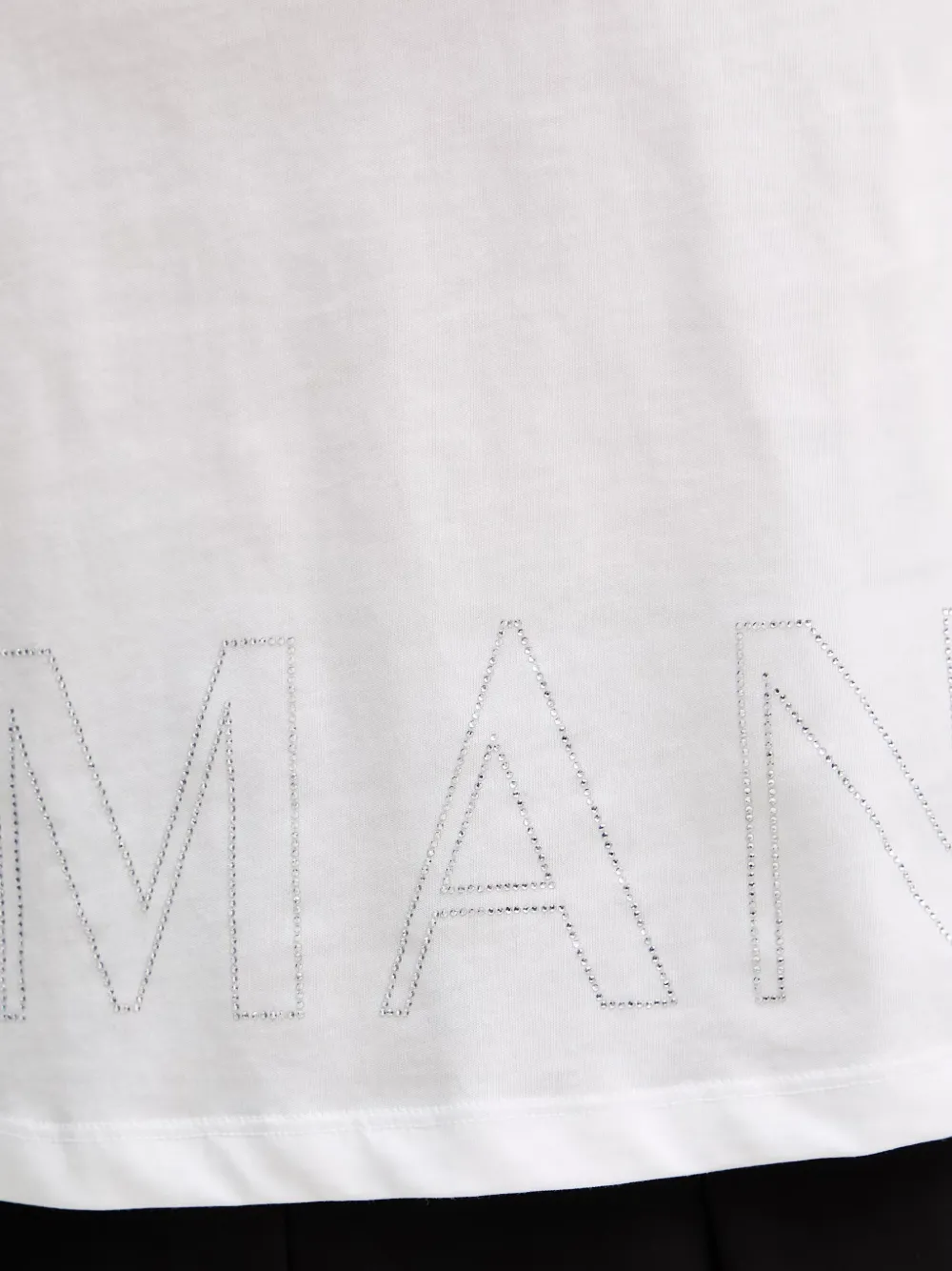 Armani Exchange T-shirt verfraaid met logo Wit