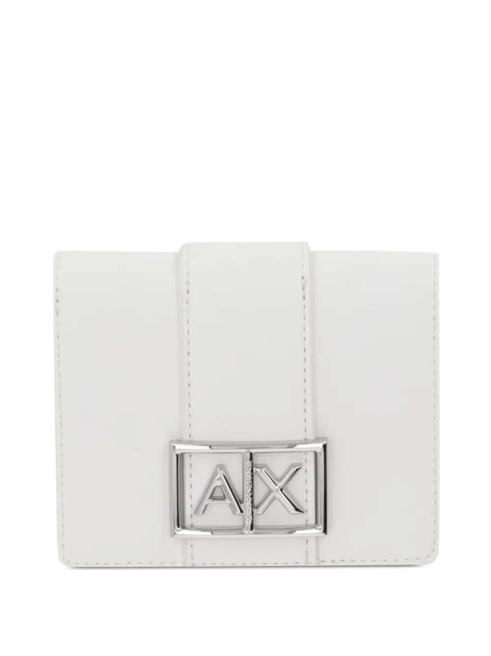 Armani Exchange logo-detail wallet - Weiß